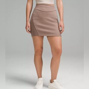 Scuba high rise mini skirt